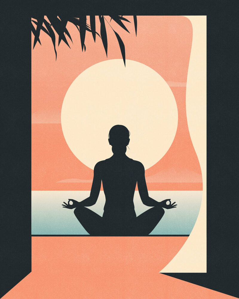 Veerle S Blog Wellness Editorial Illustration