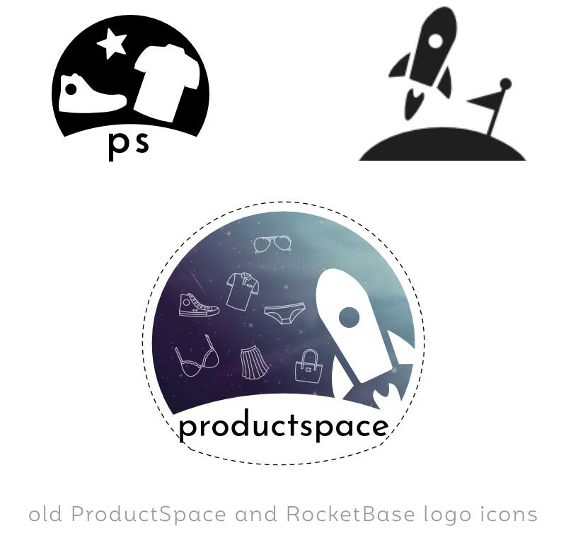 The old ProductSpace and RocketBase logo icons