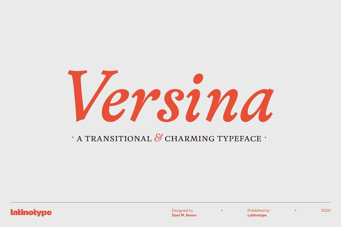 Versina contains a set of 694 characters that support over 200 Latin-based languages