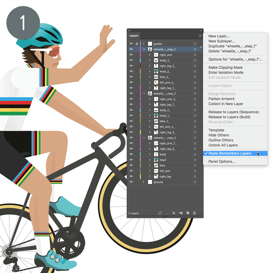 1. Paste Remembers Layers