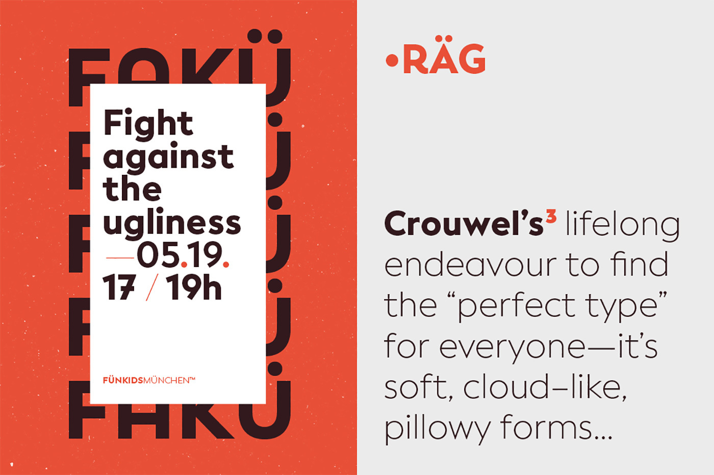 Facundo comes in 7 weights, plus matching italics
