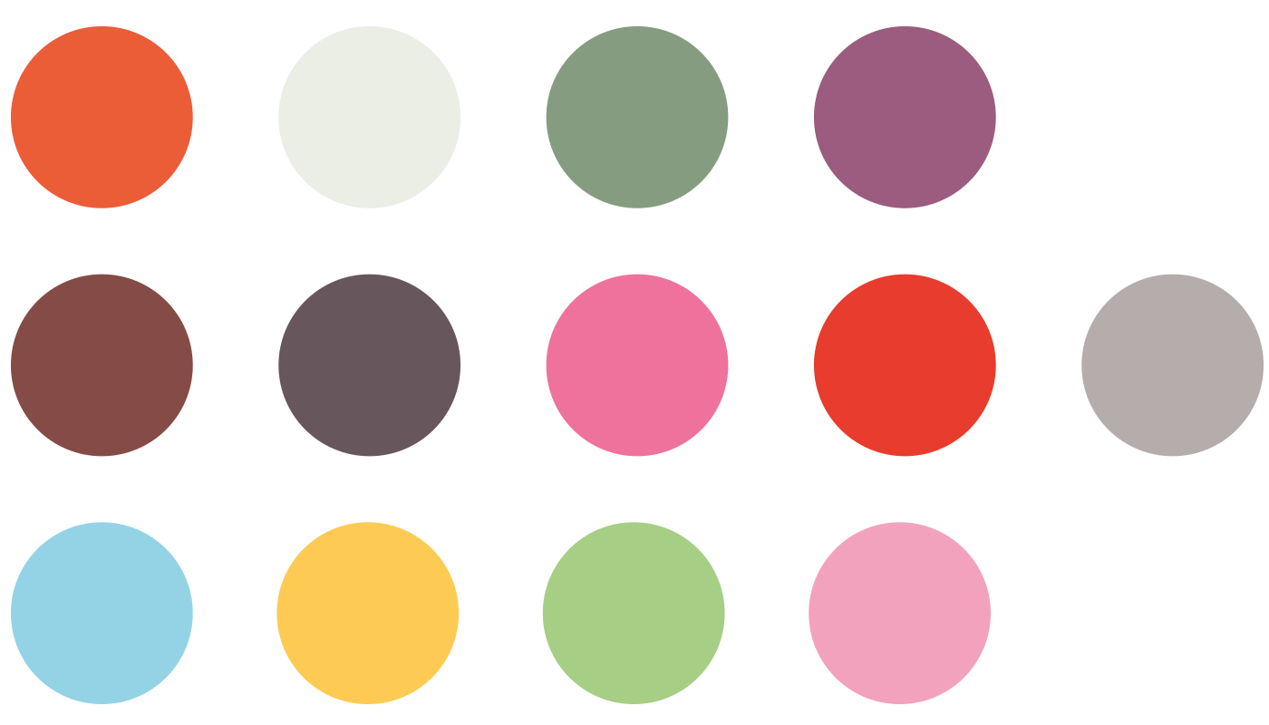 Selecting a color palette