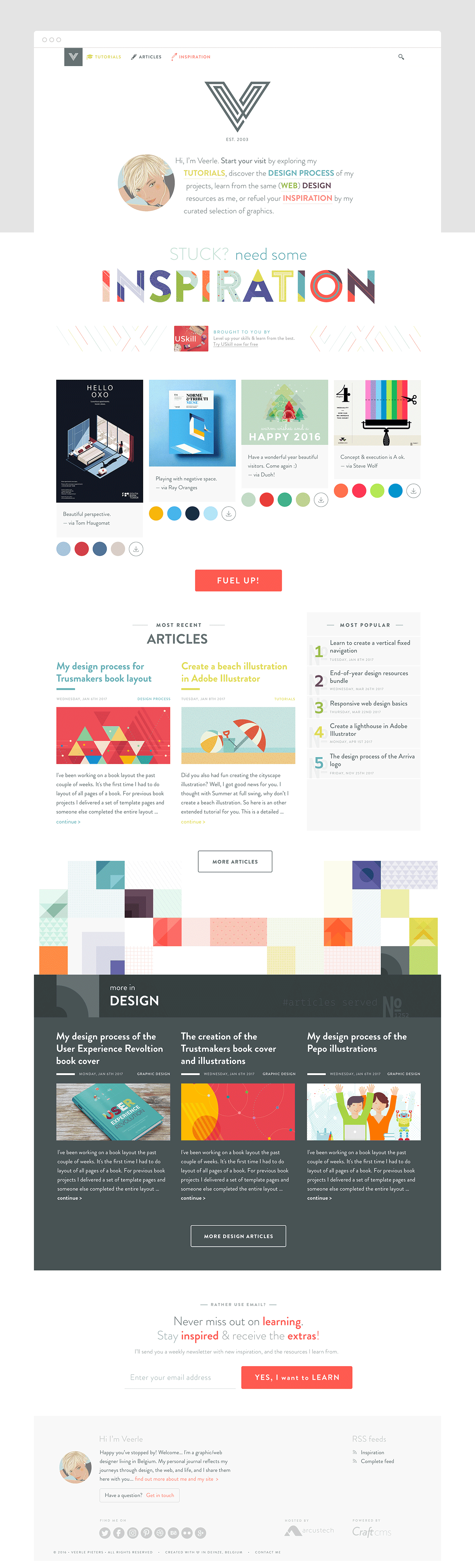 How the Design of My New Blog Came to Live