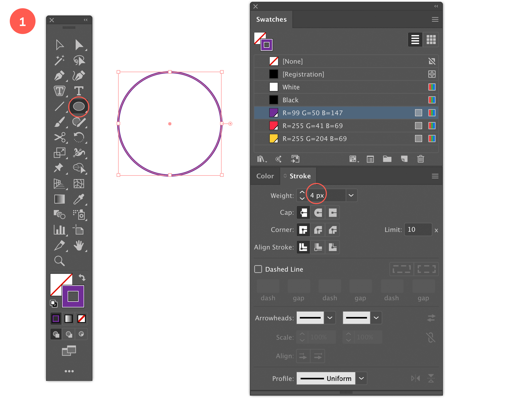 Step 1: Draw a Circle