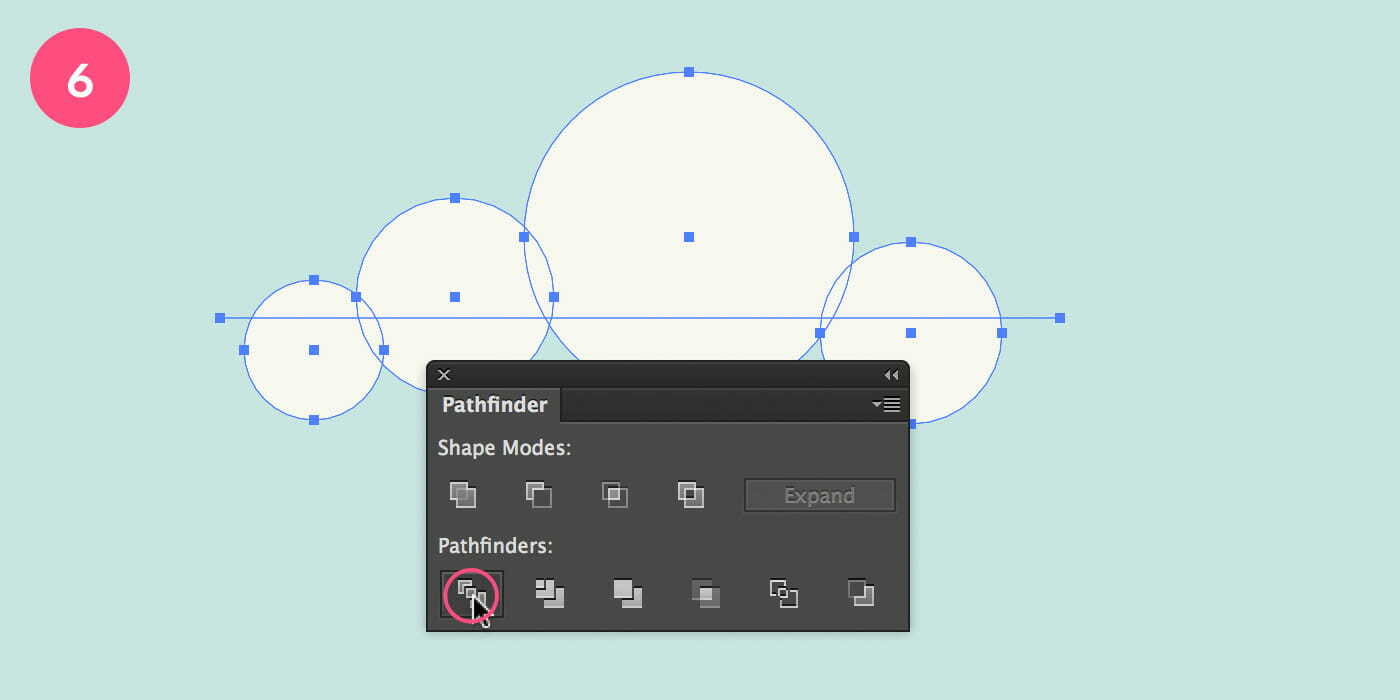 Divide the circles.