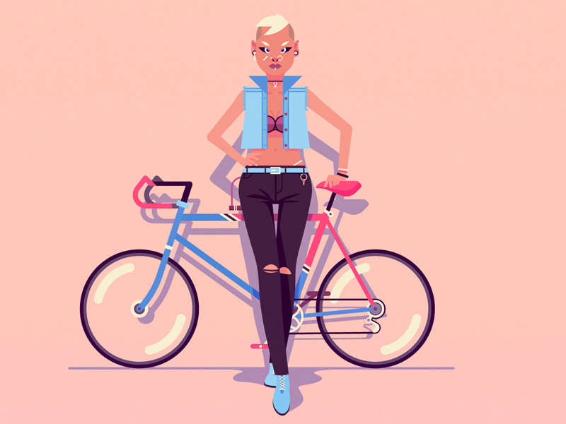 Biker Chica