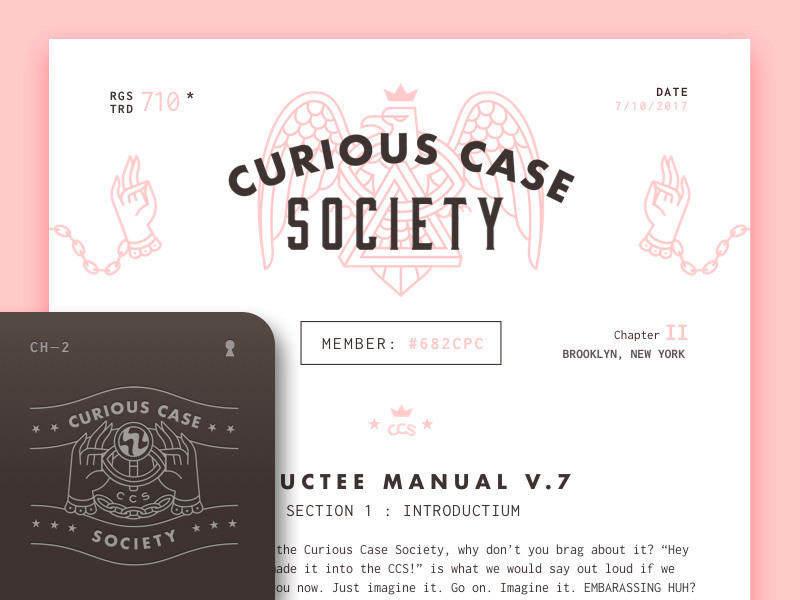 Curious Case Society Inductee Manual V.7