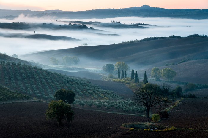 Daybreak at Val d'Orcia