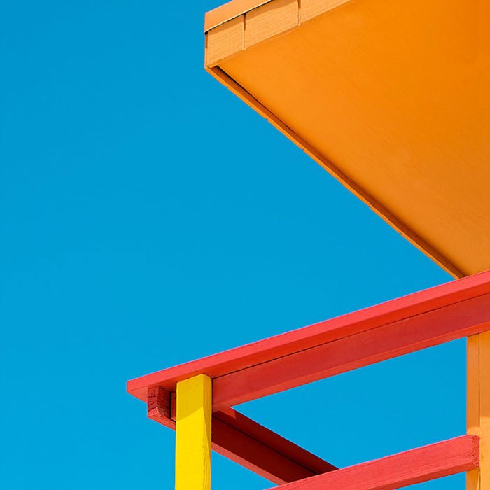 Colorful and Minimalist Miami Rescue Towers II