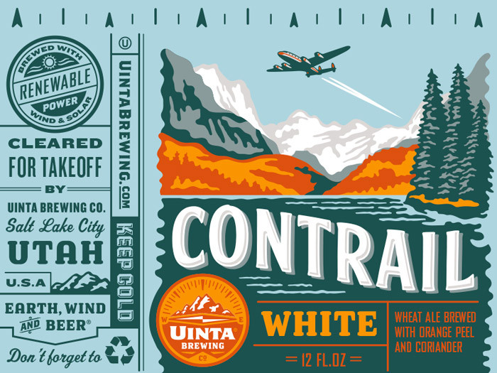 Uinta Contrail White Beer