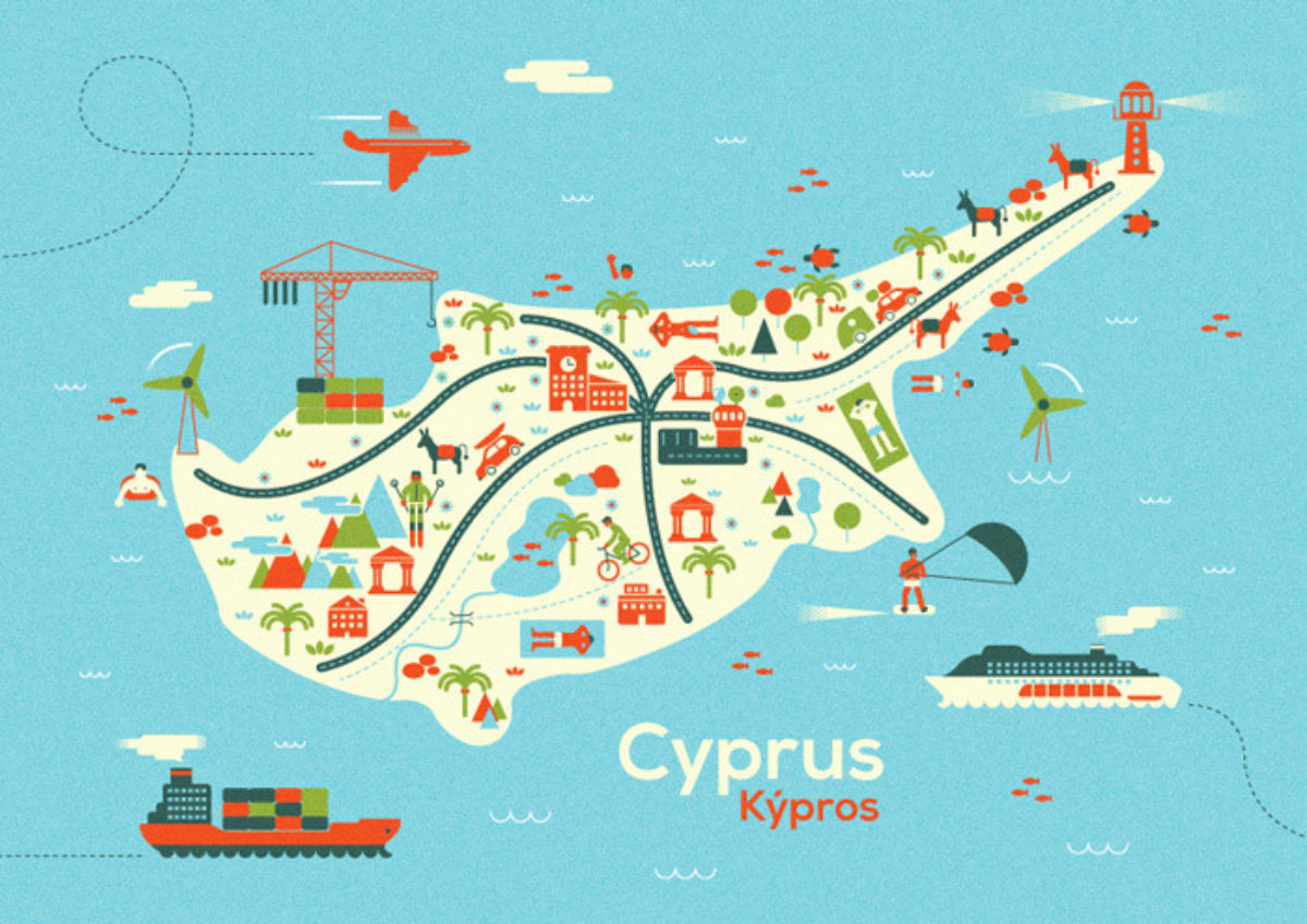 Cyprus Map | Veerle's Blog 4.0