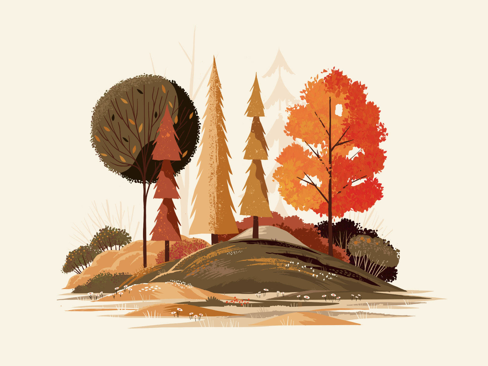 Adobe Fresco - Fall Foliage