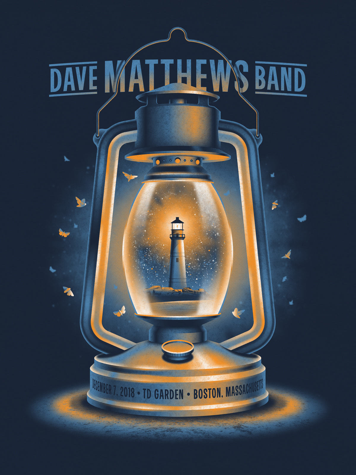 Dave Matthews Band Boston, MA Poster
