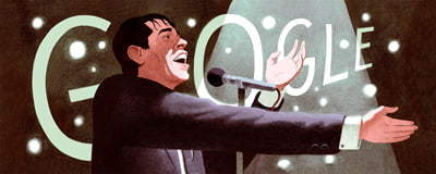 Doodle Jacques Brel