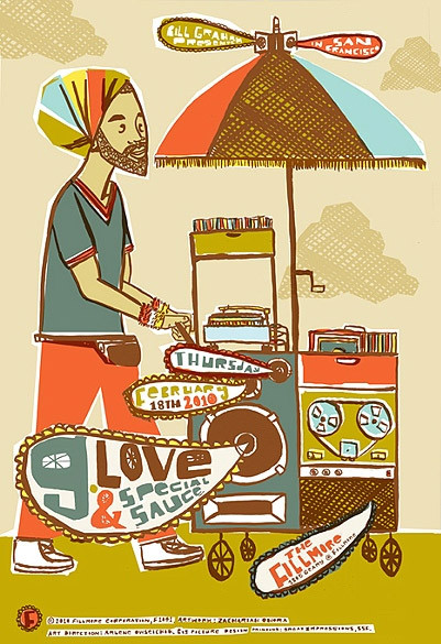 G Love and Special Sauce Fillmore Poster