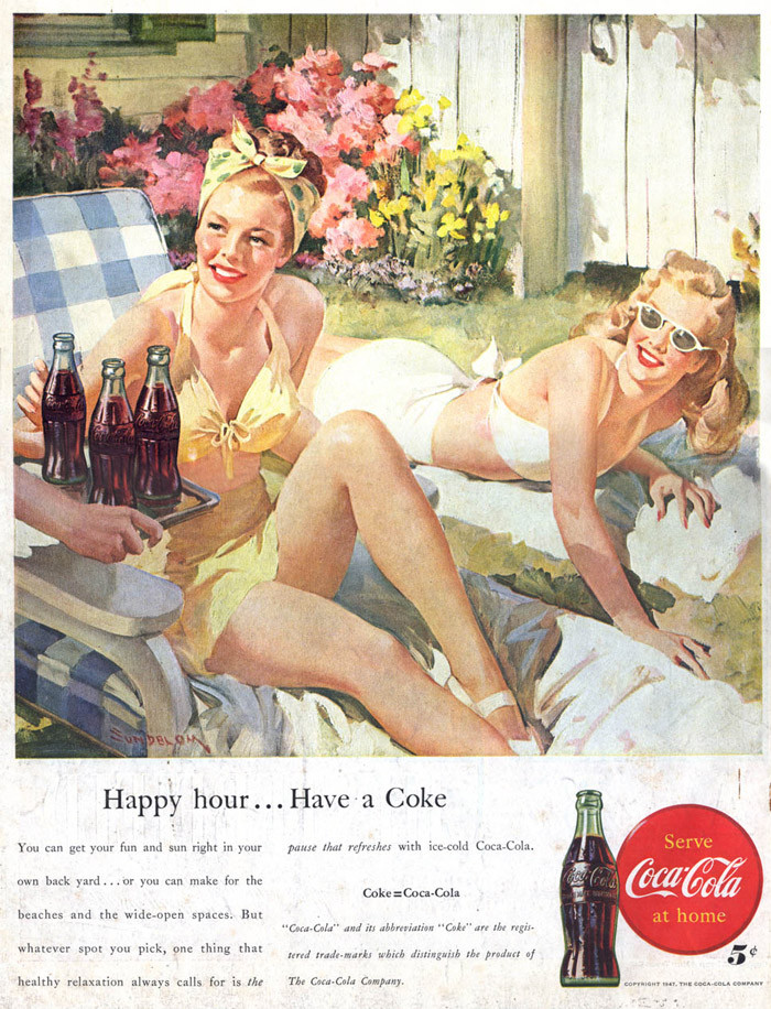 Happy hour… Have a Coke