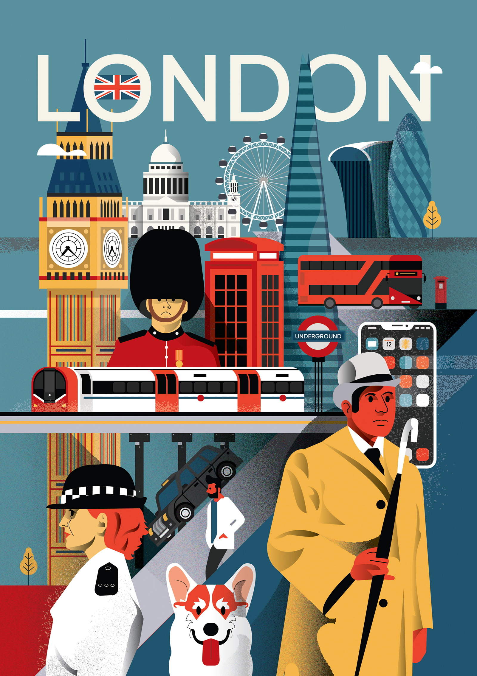 Illustrated City Posters
