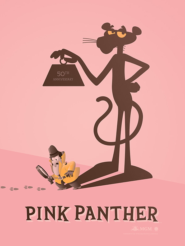 The Pink Panther 50th Anniversary Movie Poster