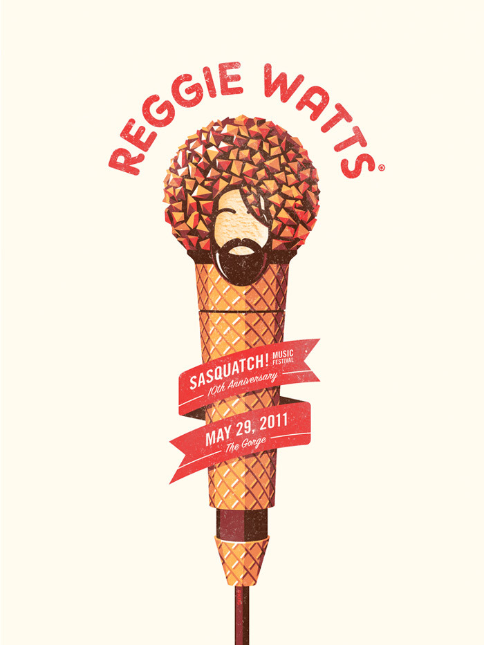 A Tasty New Poster for Reggie Watts