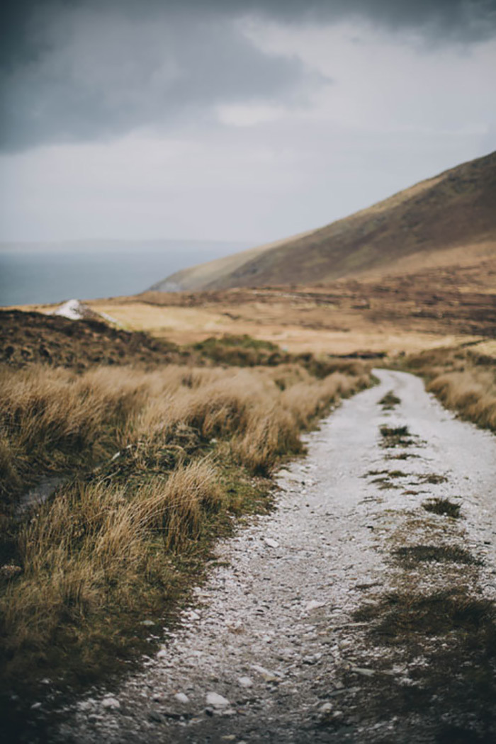 Ireland deserted road