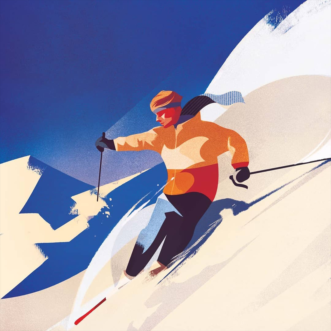 Ski illustration