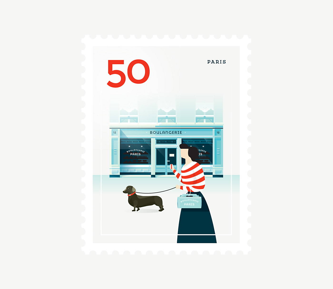 Stamp : Cities