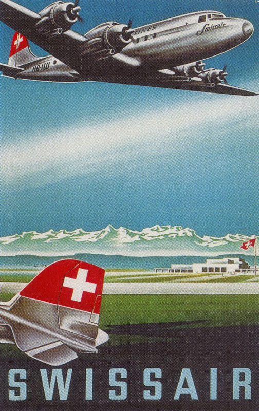 Swissair poster
