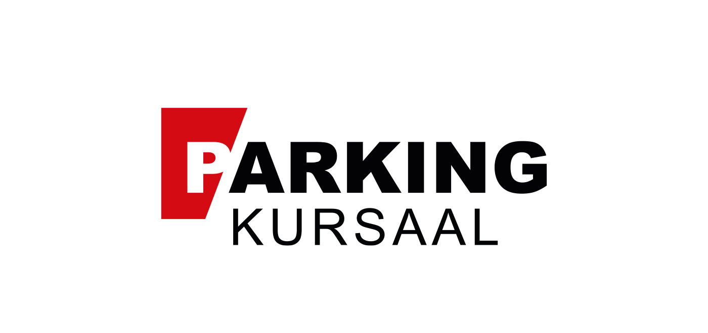 Parking Kursaal logo &amp; signage